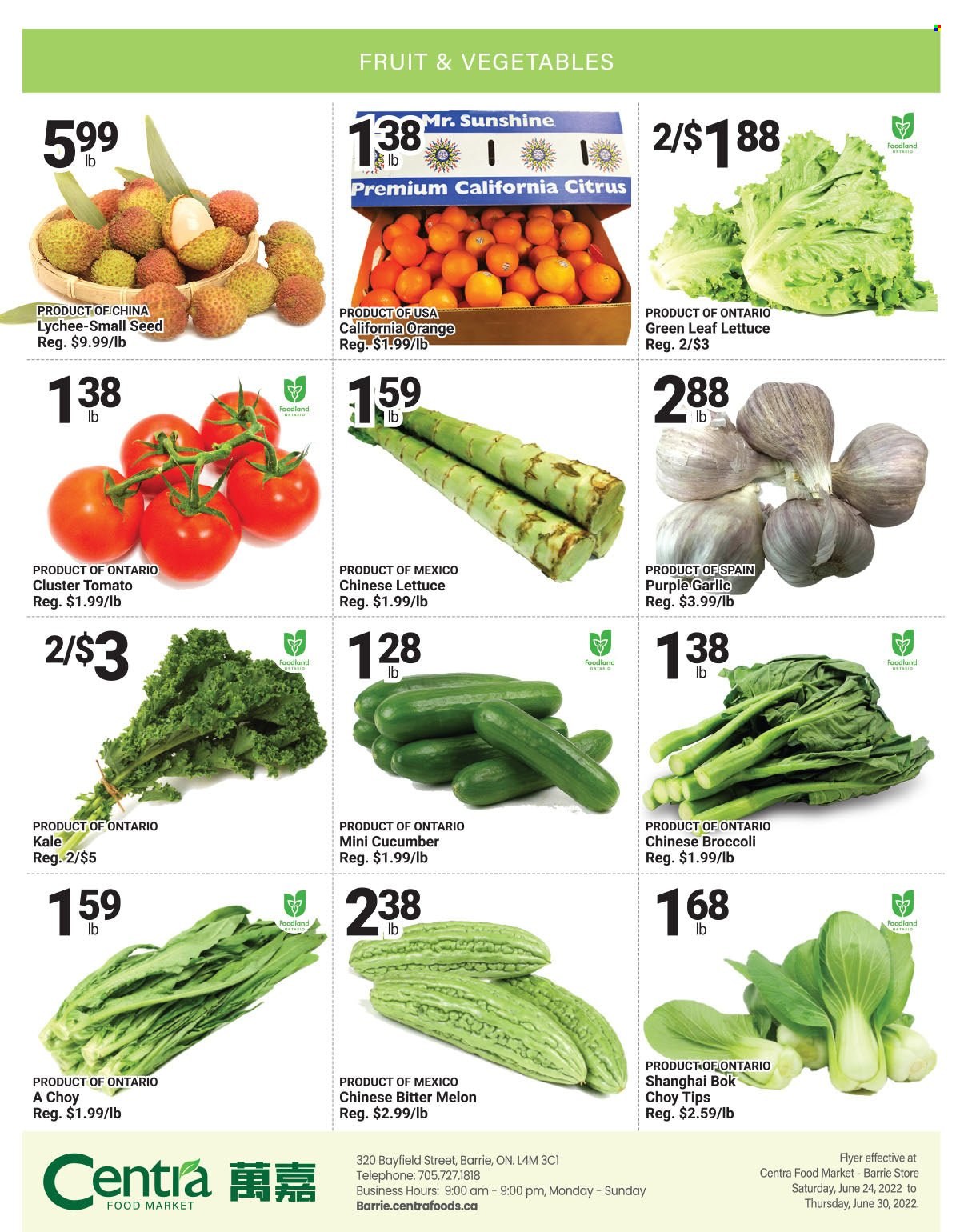 thumbnail - Circulaire Centra Food Market - 24 Juin 2022 - 30 Juin 2022 - Produits soldés - melon. Page 2.