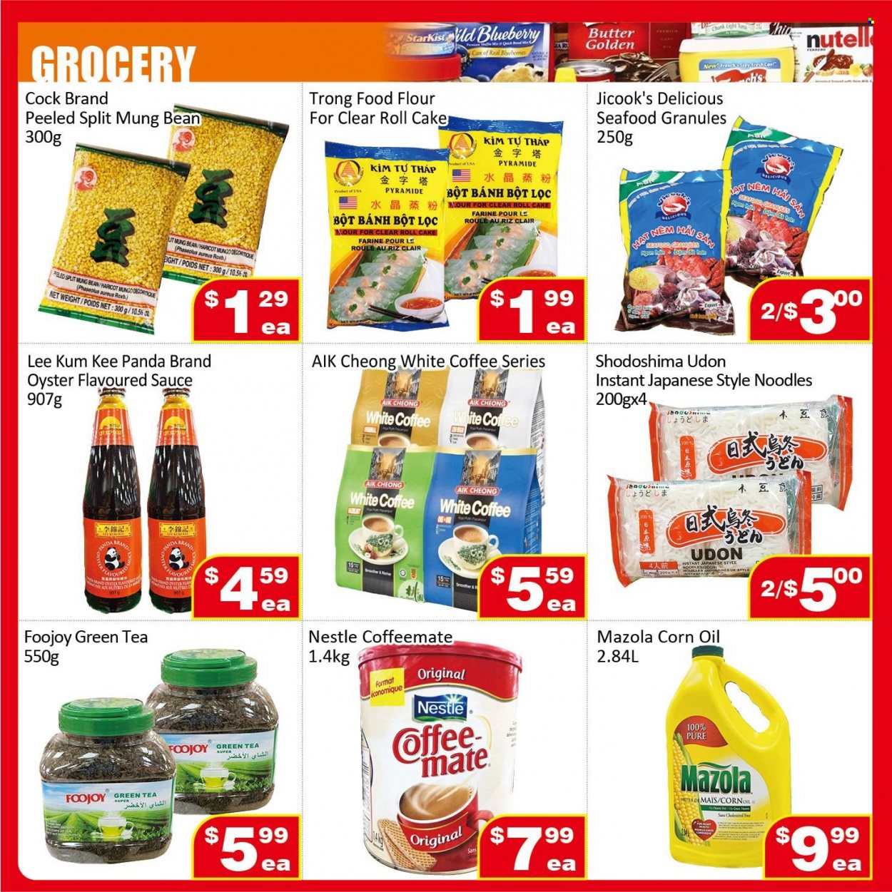 thumbnail - Circulaire Jian Hing Supermarket - 24 Juin 2022 - 30 Juin 2022 - Produits soldés - nem, Nestlé, haricots, farine, huile, nouilles udon. Page 3.