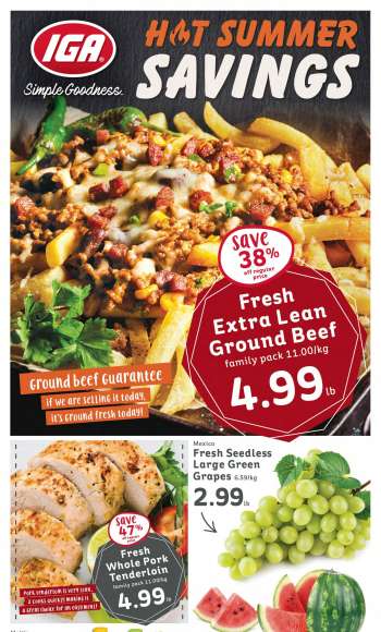 IGA Simple Goodness Flyer - June 24, 2022 - June 30, 2022.