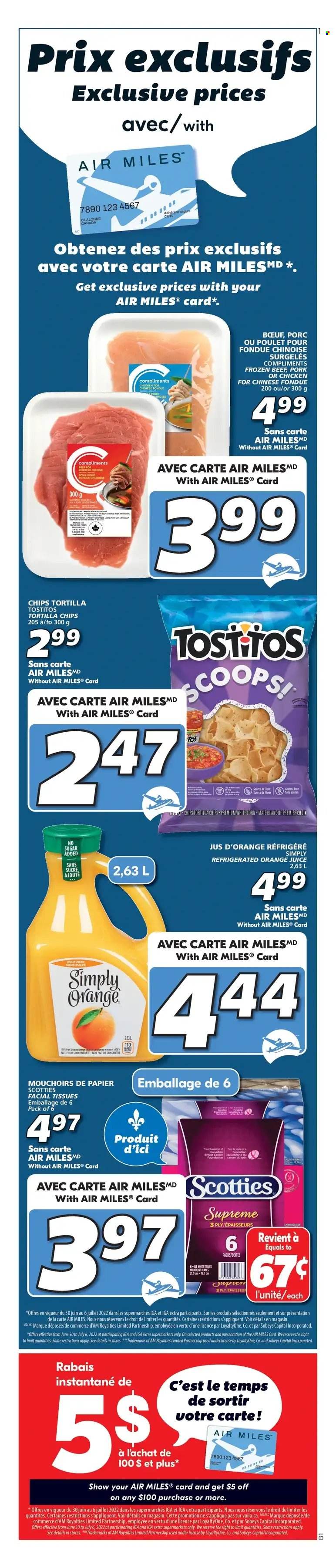 IGA flyer - June 30, 2022 - July 06, 2022. Page 11