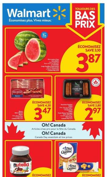 Circulaire Walmart - 30 Juin 2022 - 06 Juillet 2022.