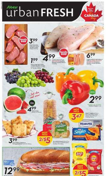 Sobeys Urban Fresh Flyer - June 30, 2022 - July 06, 2022.