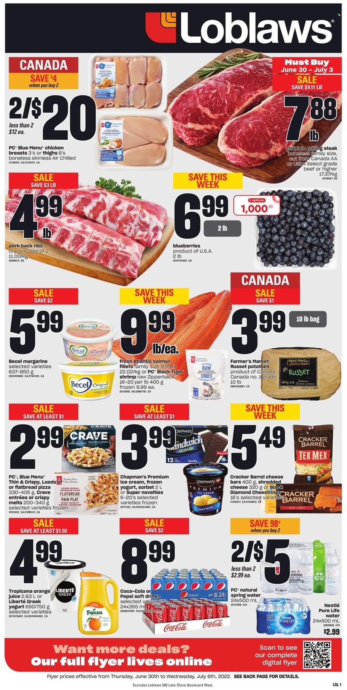 Loblaws flyer - June 30, 2022 - July 06, 2022. Page 1