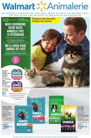 Walmart Flyer - July 07, 2022 - August 03, 2022.
