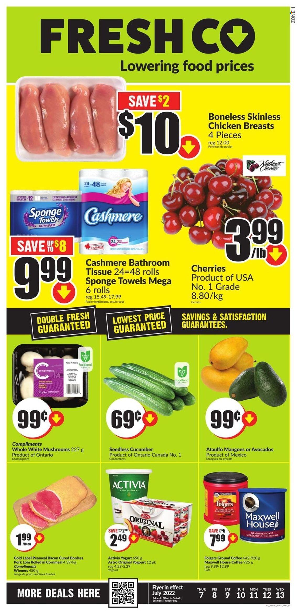FreshCo. flyer - July 07, 2022 - July 13, 2022. Page 1