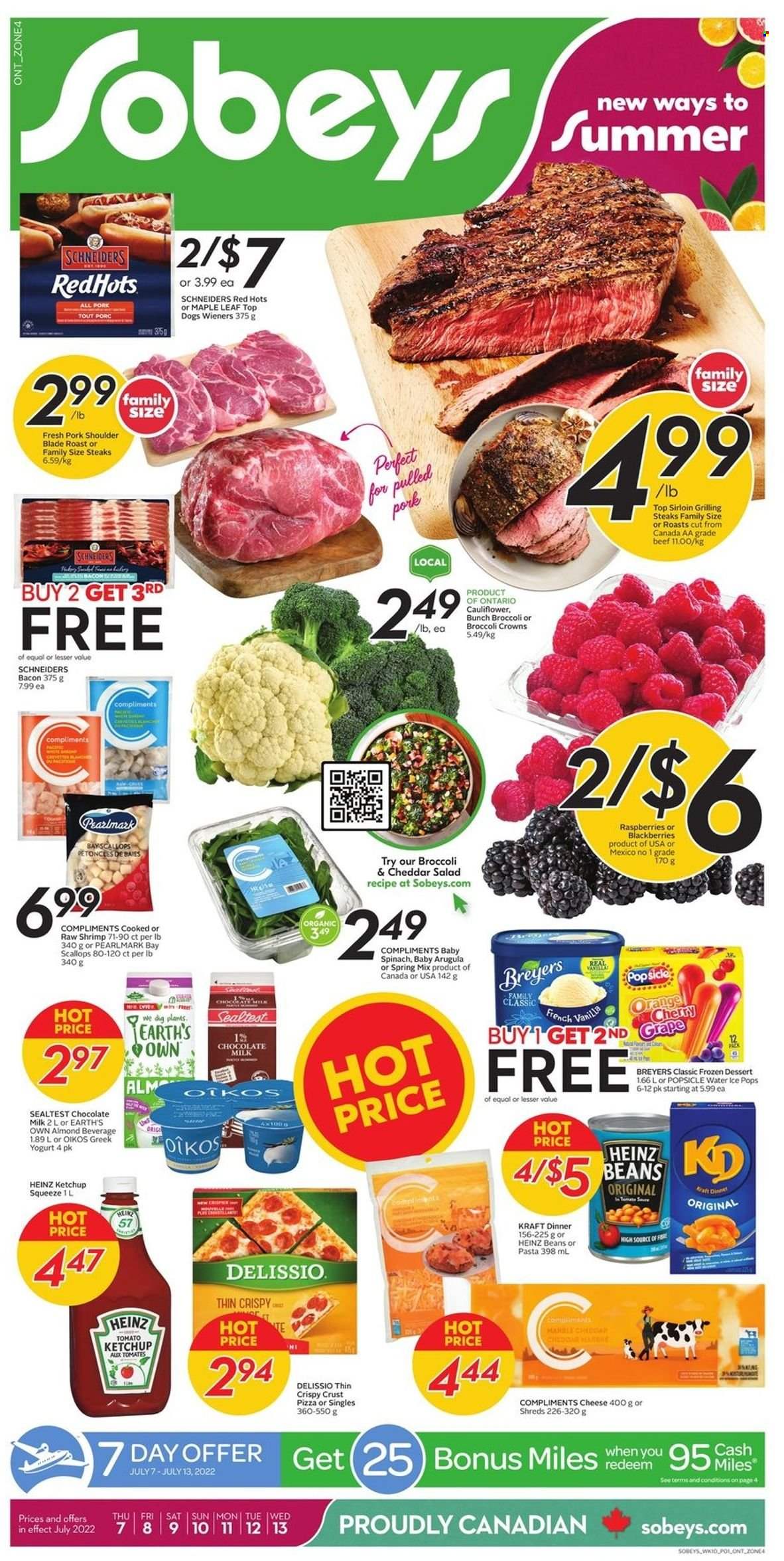 Sobeys flyer - July 07, 2022 - July 13, 2022. Page 1