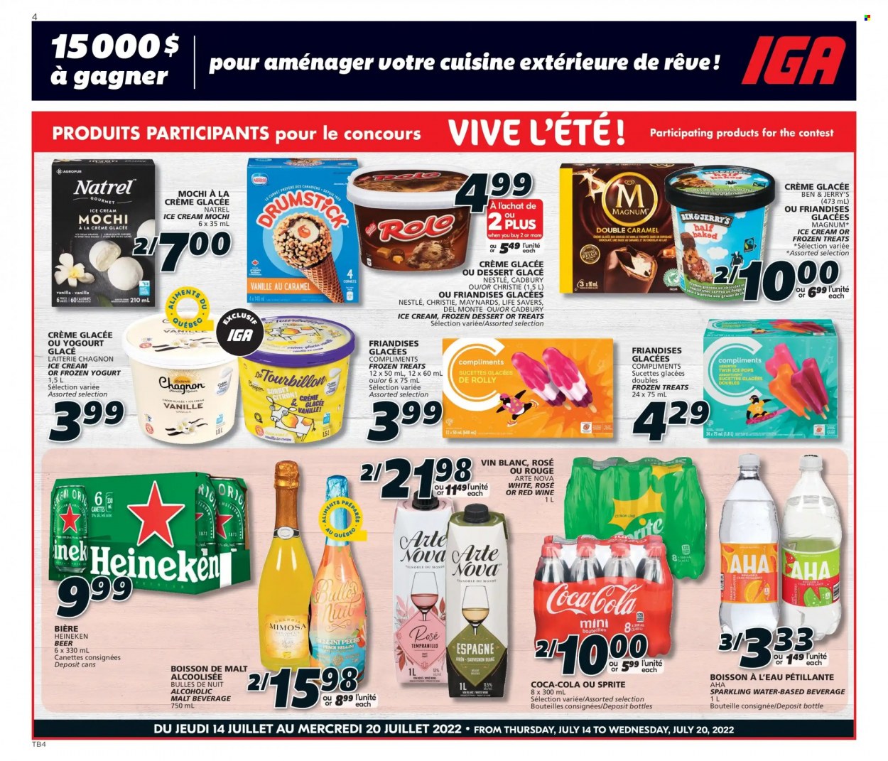 IGA flyer - July 14, 2022 - July 20, 2022. Page 4