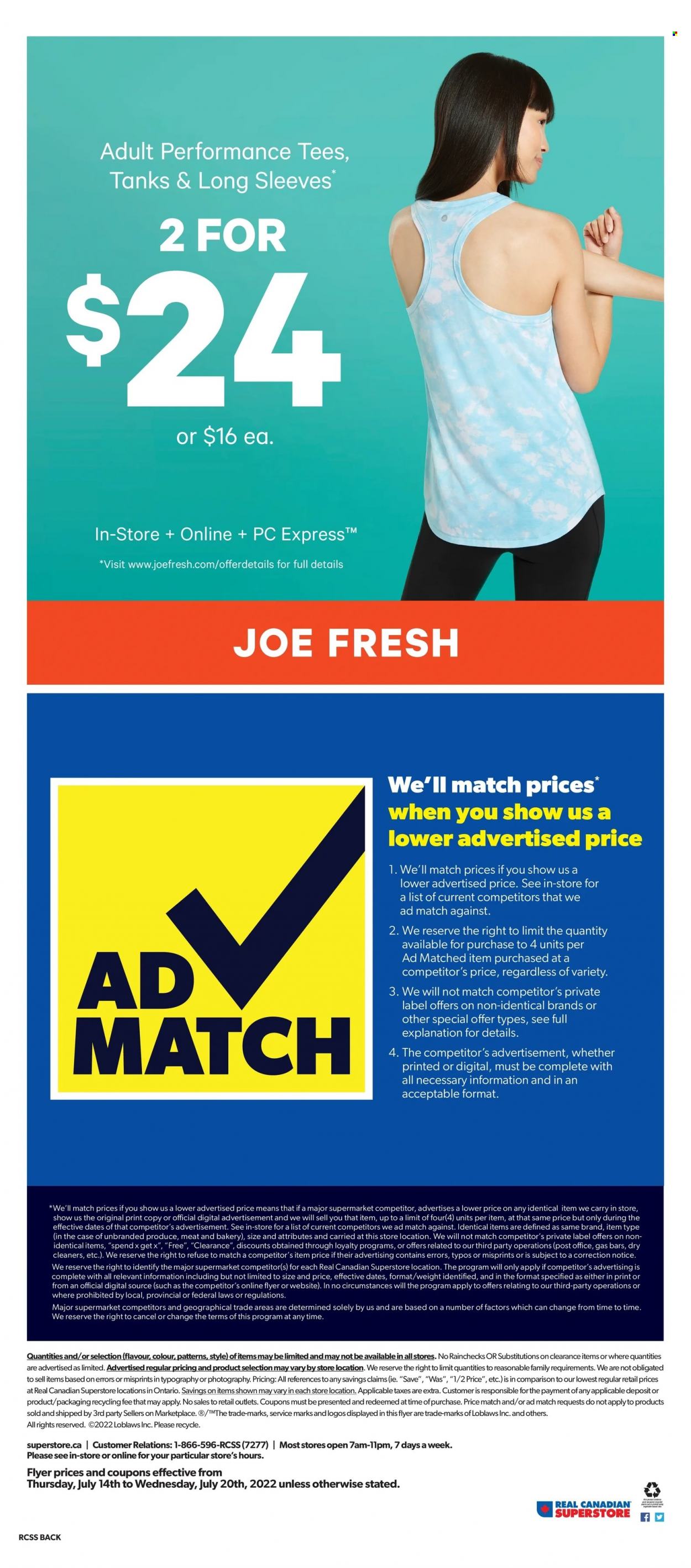 Real Canadian Superstore flyer - July 14, 2022 - July 20, 2022. Page 18