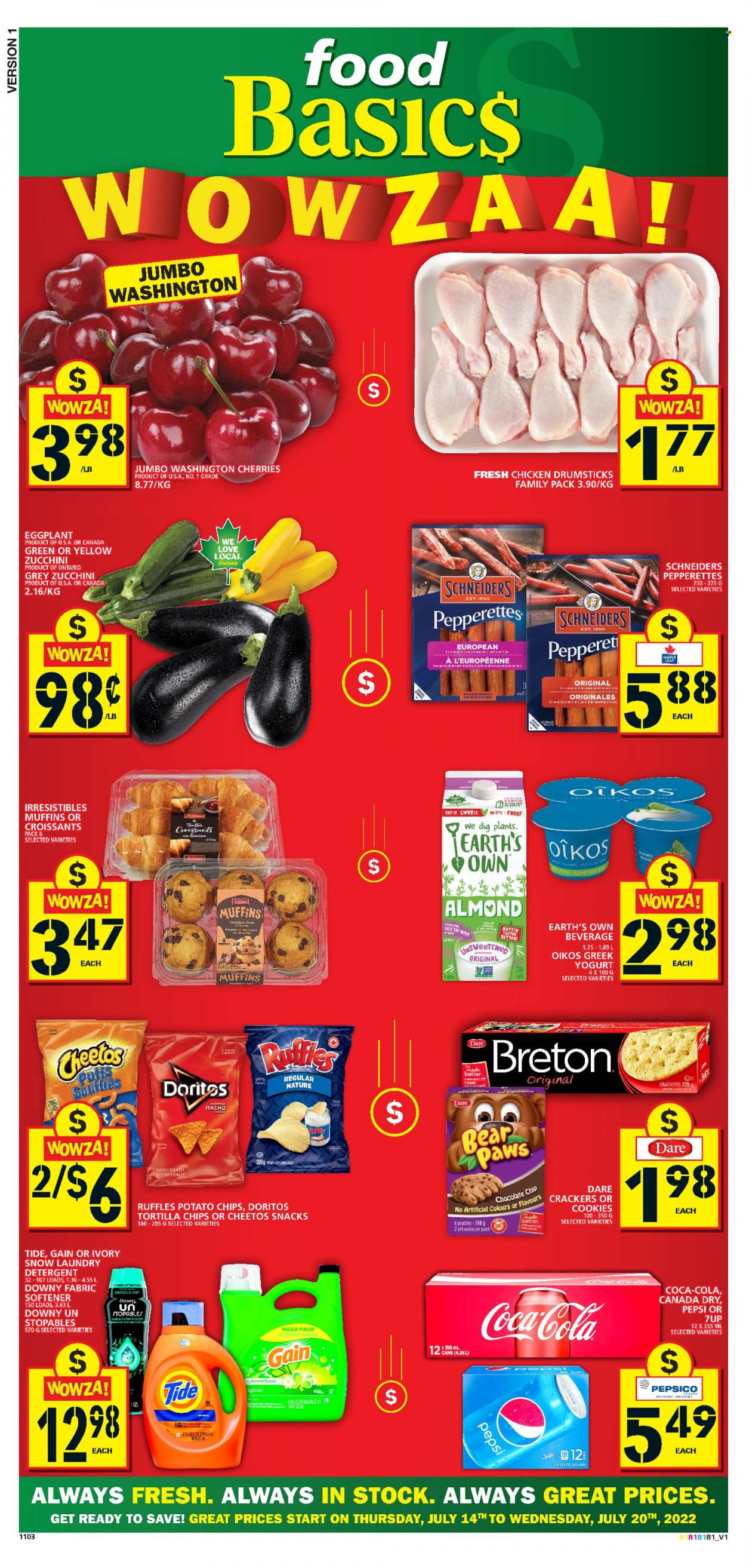 Food Basics flyer - July 14, 2022 - July 20, 2022. Page 1