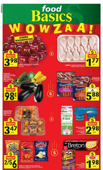Food Basics Flyer - July 14, 2022 - July 20, 2022.