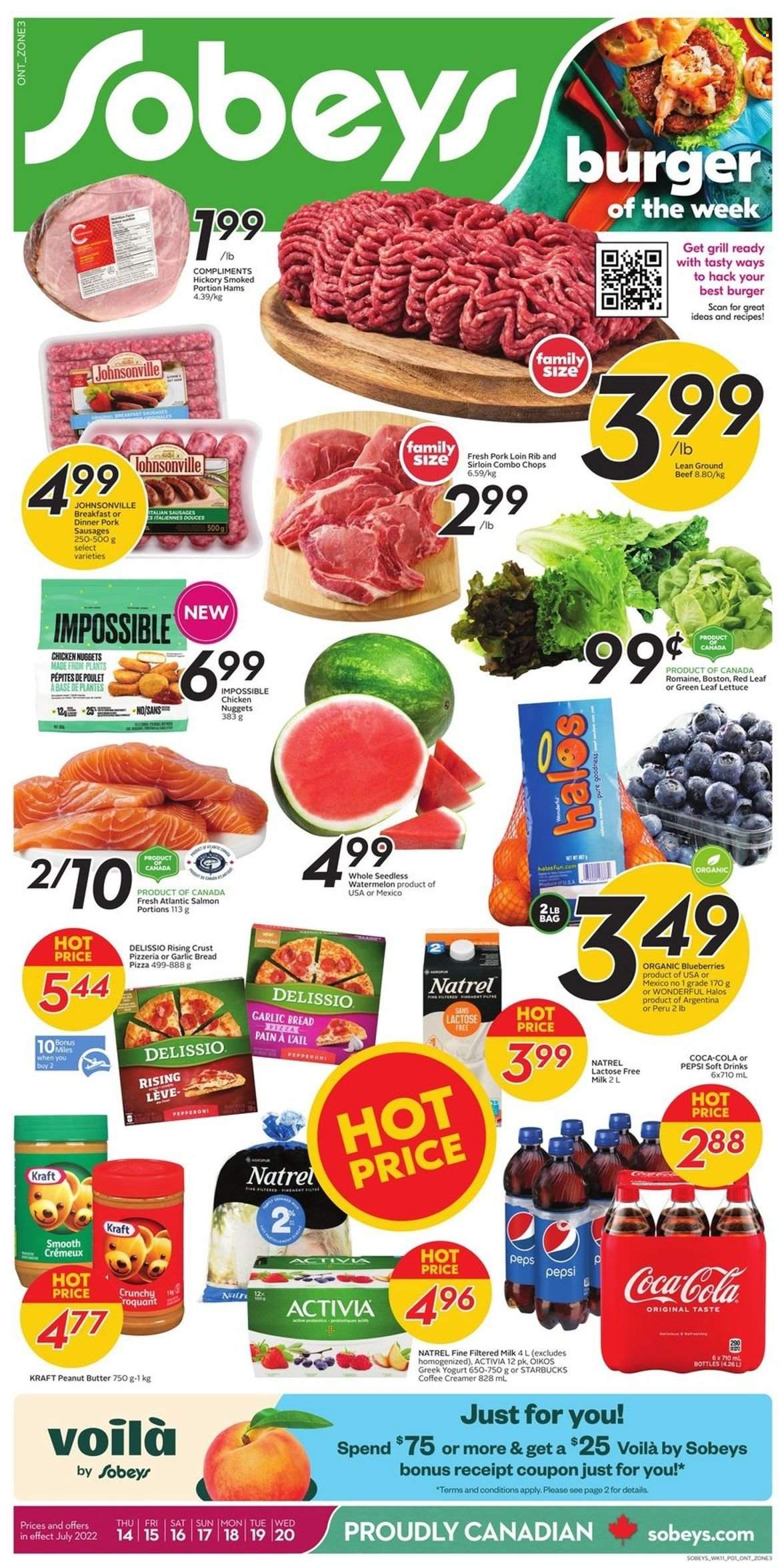 Sobeys flyer - July 14, 2022 - July 20, 2022. Page 1