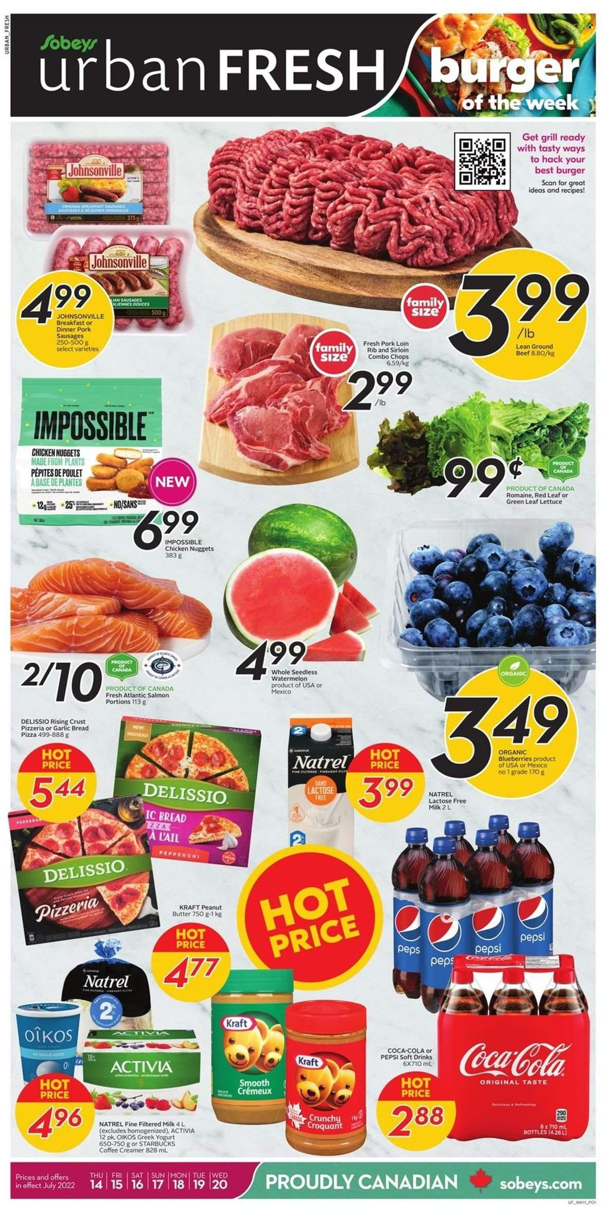 Sobeys Urban Fresh flyer - July 14, 2022 - July 20, 2022. Page 1