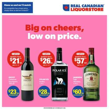 Real Canadian Liquorstore Flyer - July 13, 2022 - July 17, 2022.