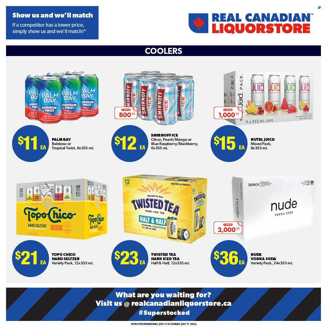 Real Canadian Liquorstore flyer - July 13, 2022 - July 17, 2022. Page 7