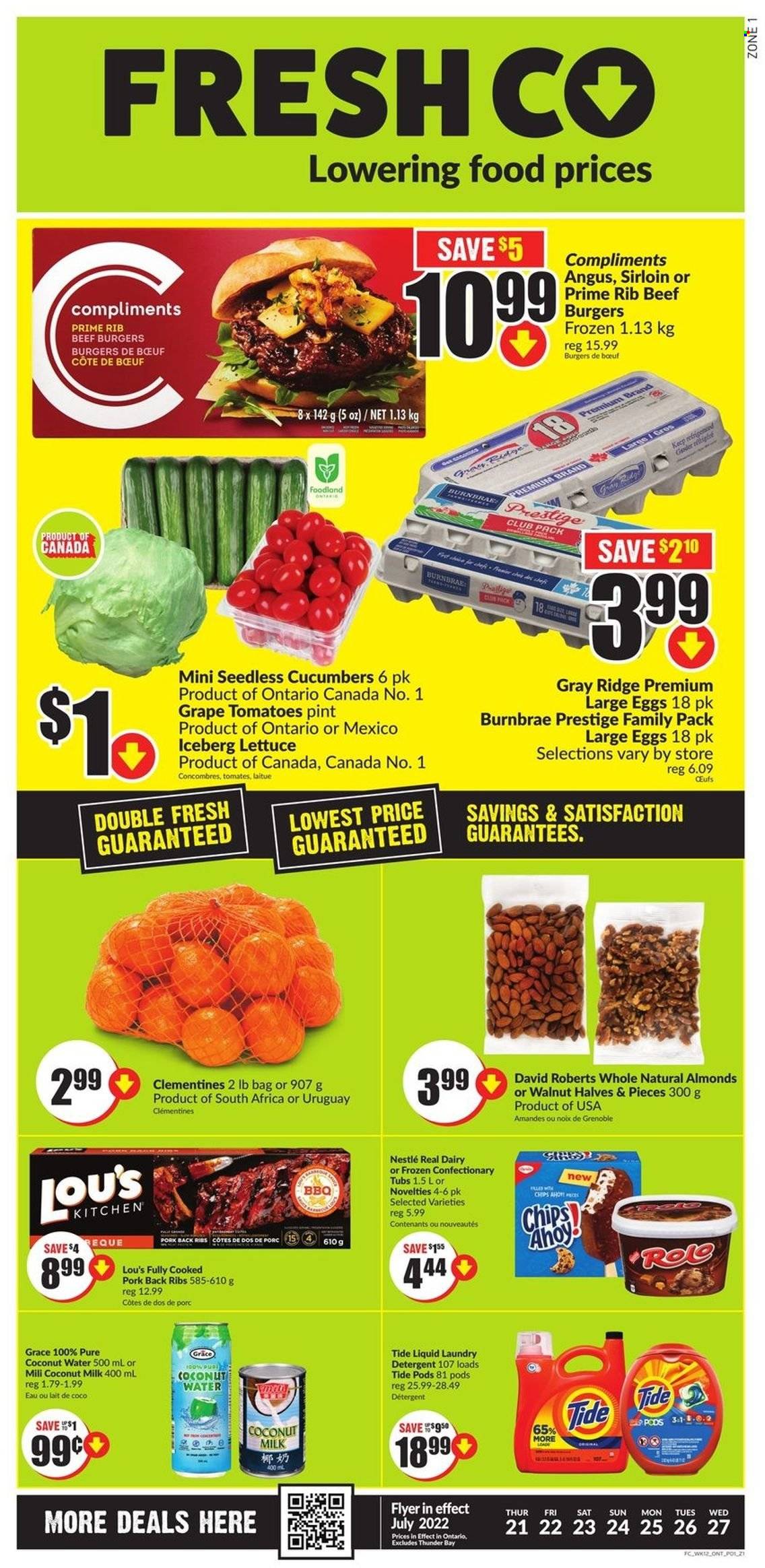 FreshCo. flyer - July 21, 2022 - July 27, 2022. Page 1