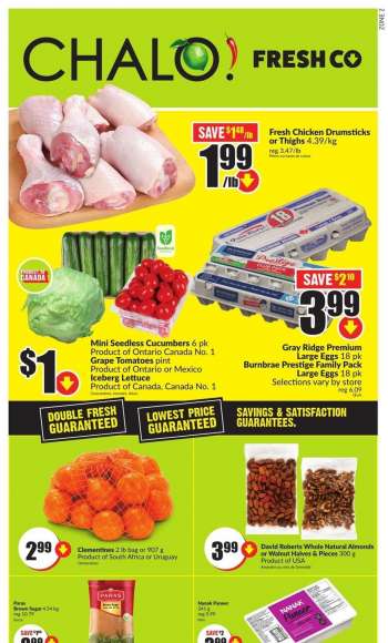 Chalo! FreshCo. Flyer - July 21, 2022 - July 27, 2022.