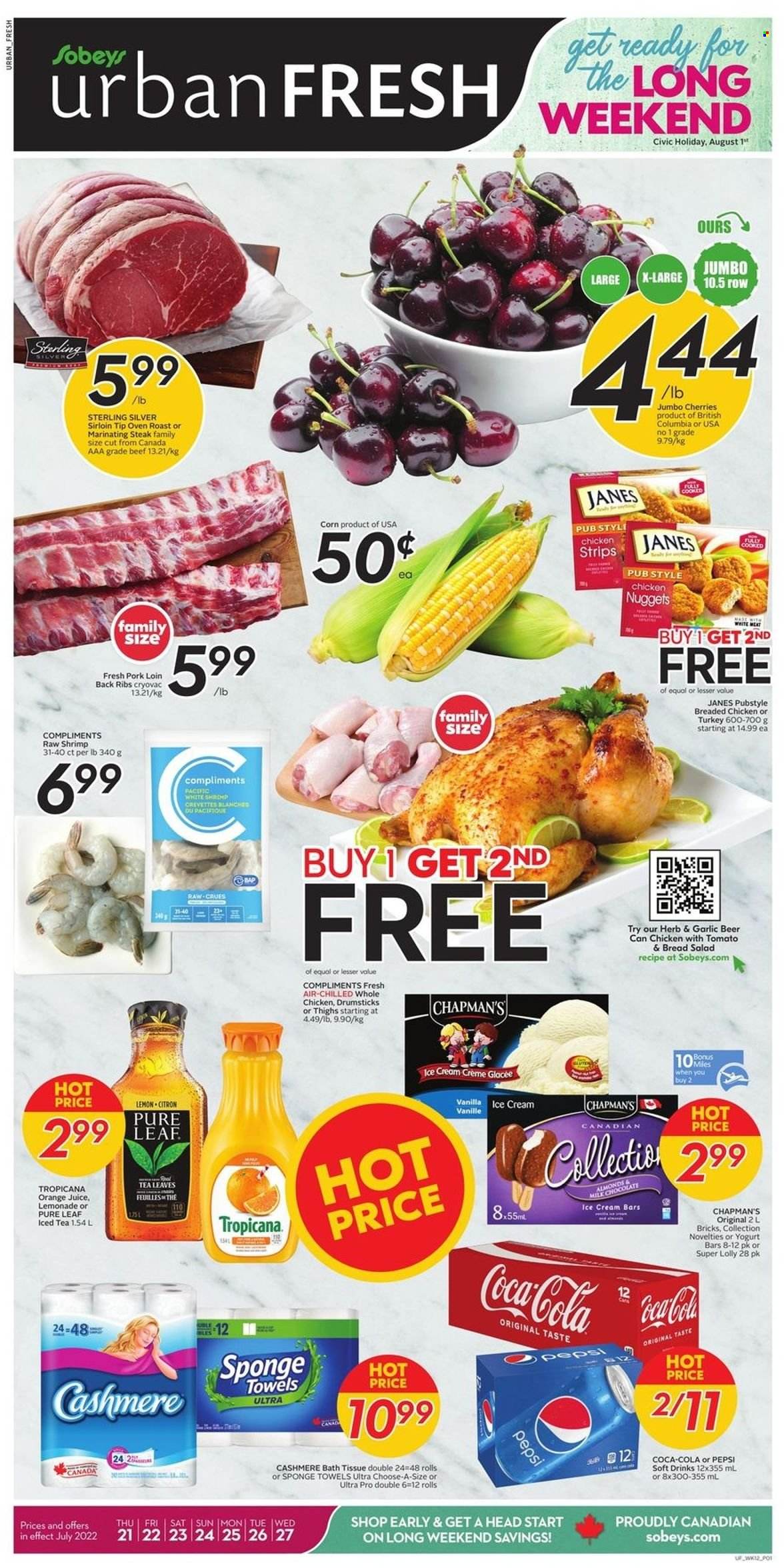 Sobeys Urban Fresh flyer - July 21, 2022 - July 27, 2022. Page 1