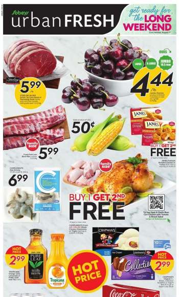 Sobeys Urban Fresh Flyer - July 21, 2022 - July 27, 2022.
