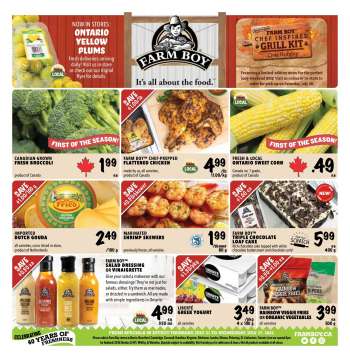 Farm Boy Flyer - July 21, 2022 - July 27, 2022.