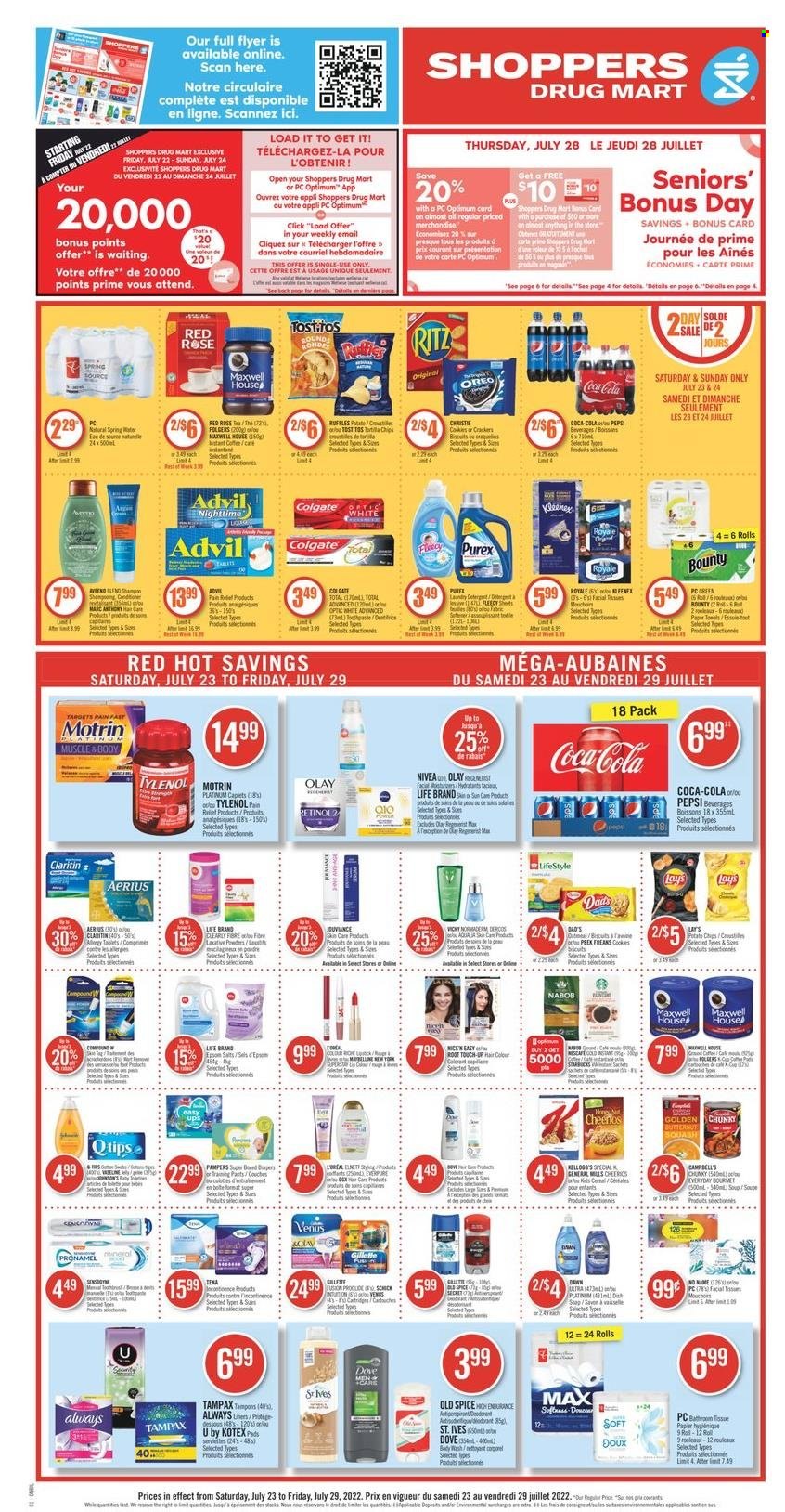 Shoppers Drug Mart flyer - July 23, 2022 - July 29, 2022. Page 1