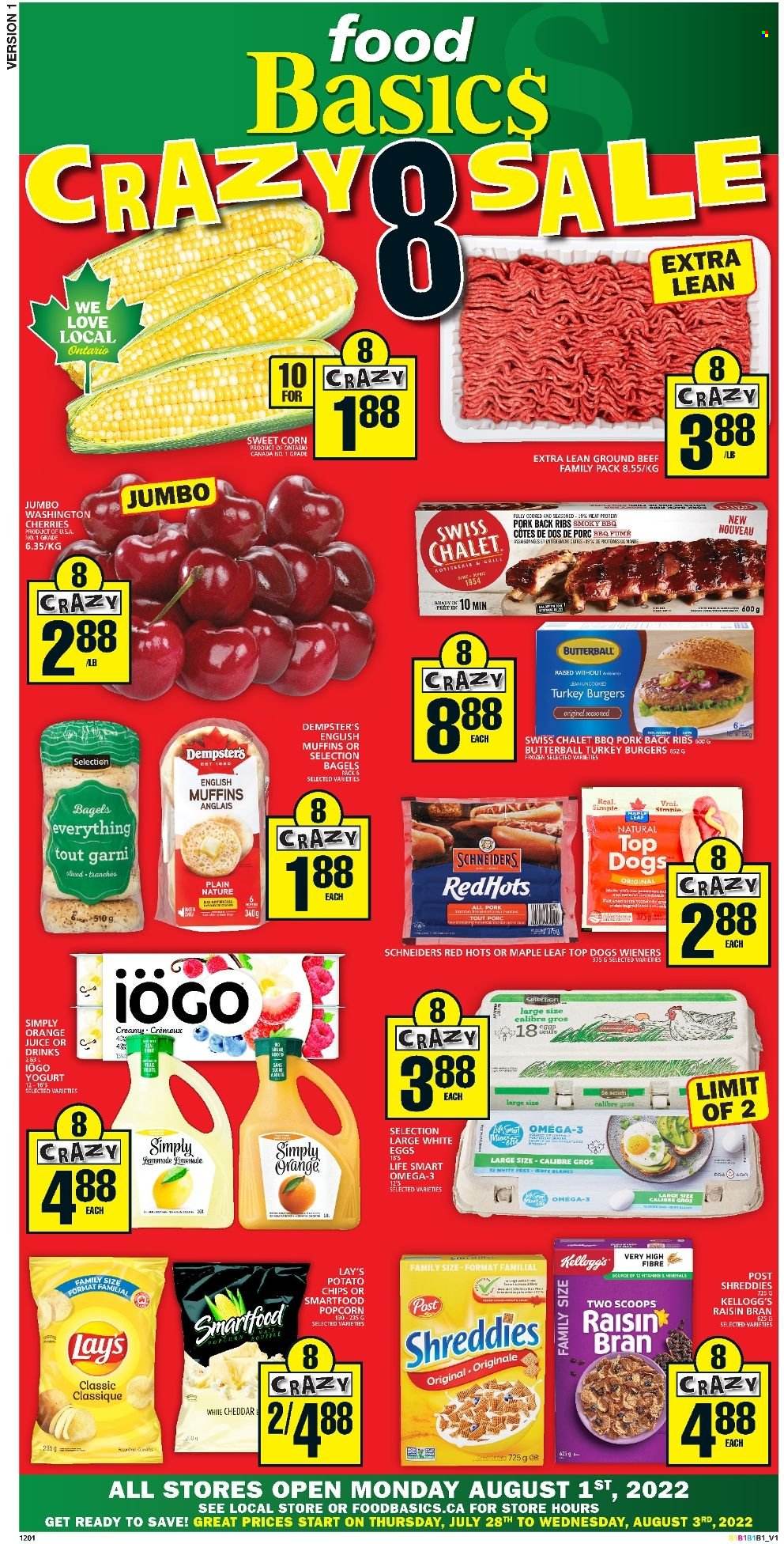 Food Basics flyer - July 28, 2022 - August 03, 2022. Page 1