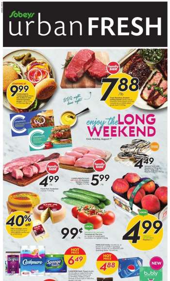 Sobeys Urban Fresh Flyer - July 28, 2022 - August 03, 2022.