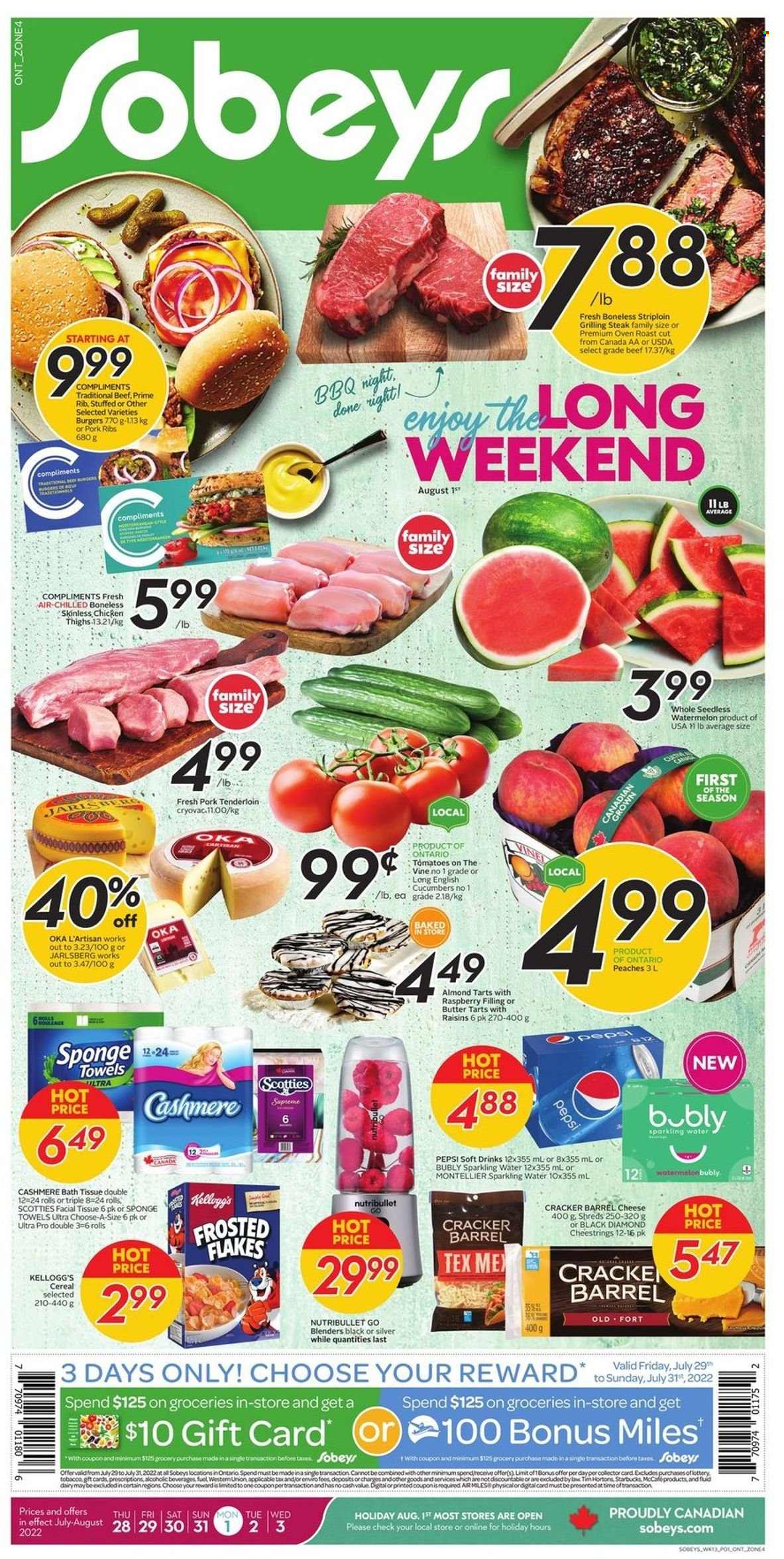 Sobeys flyer - July 28, 2022 - August 03, 2022. Page 1
