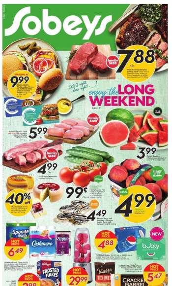 Circulaire Sobeys - 28 Juillet 2022 - 03 Août 2022.