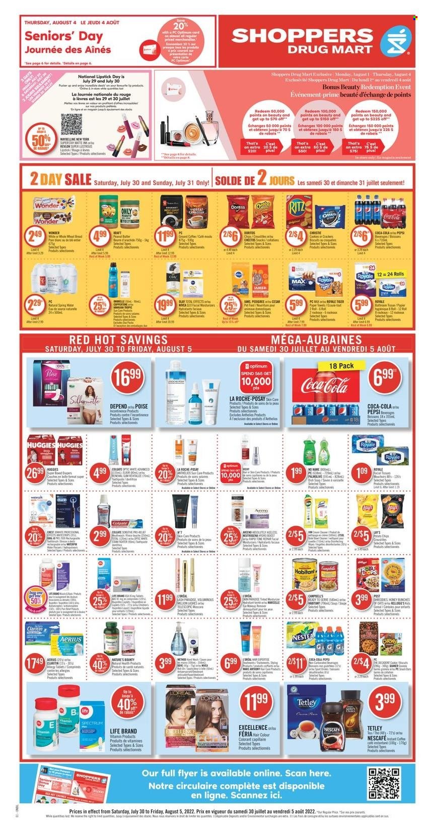 Shoppers Drug Mart flyer - July 30, 2022 - August 05, 2022. Page 1