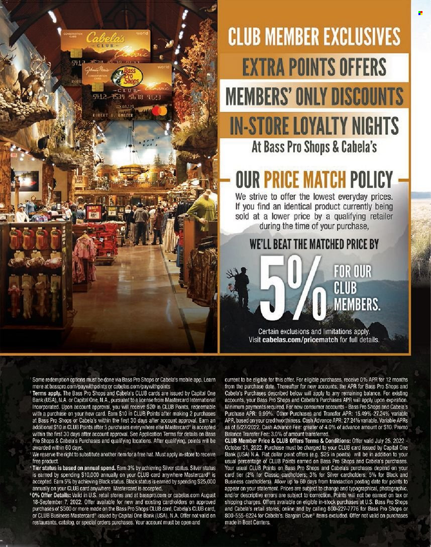 thumbnail - Bass Pro Shops Flyer - Sales products - hat. Page 24.