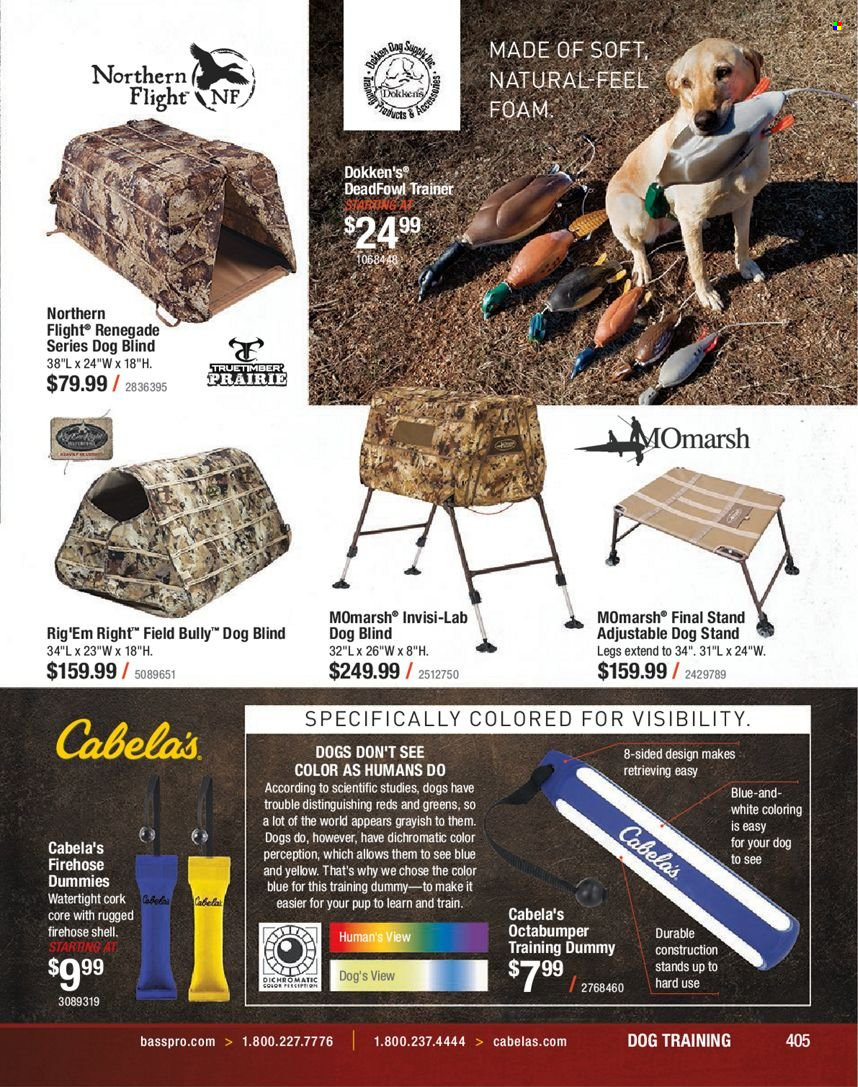 thumbnail - Bass Pro Shops Flyer - Sales products - bag. Page 405.