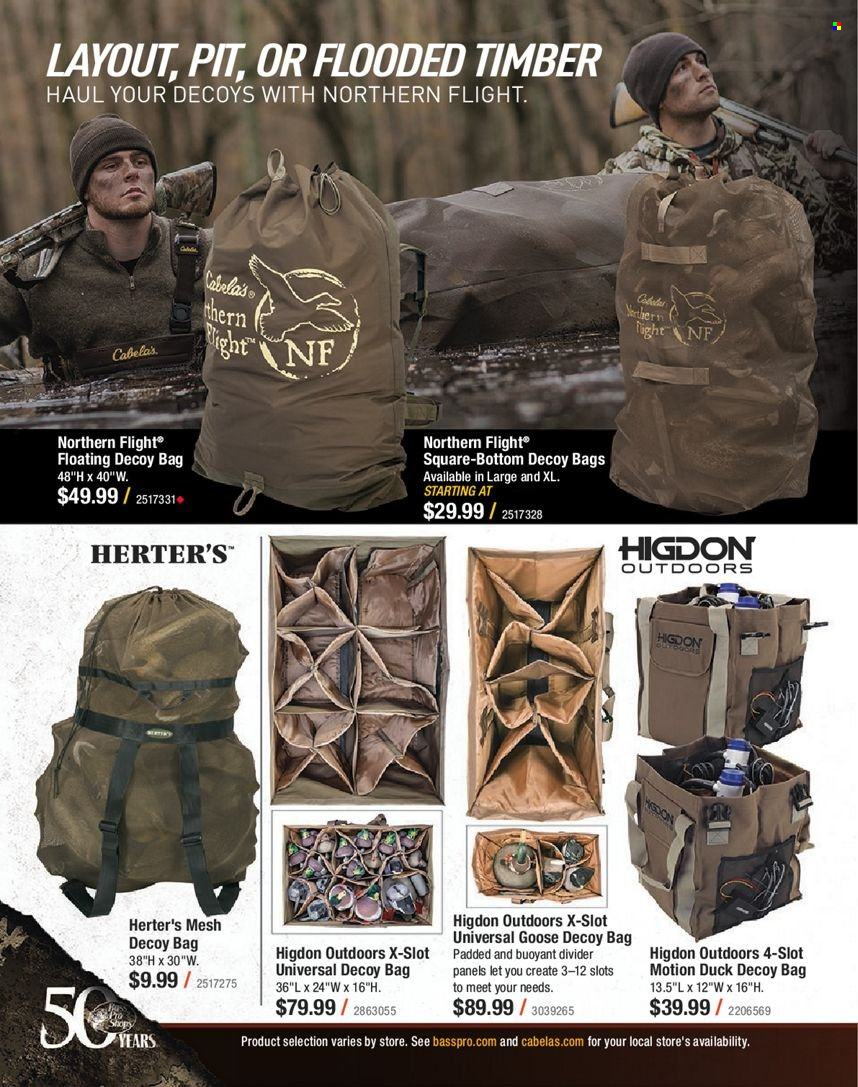 thumbnail - Bass Pro Shops Flyer - Sales products - bag. Page 440.