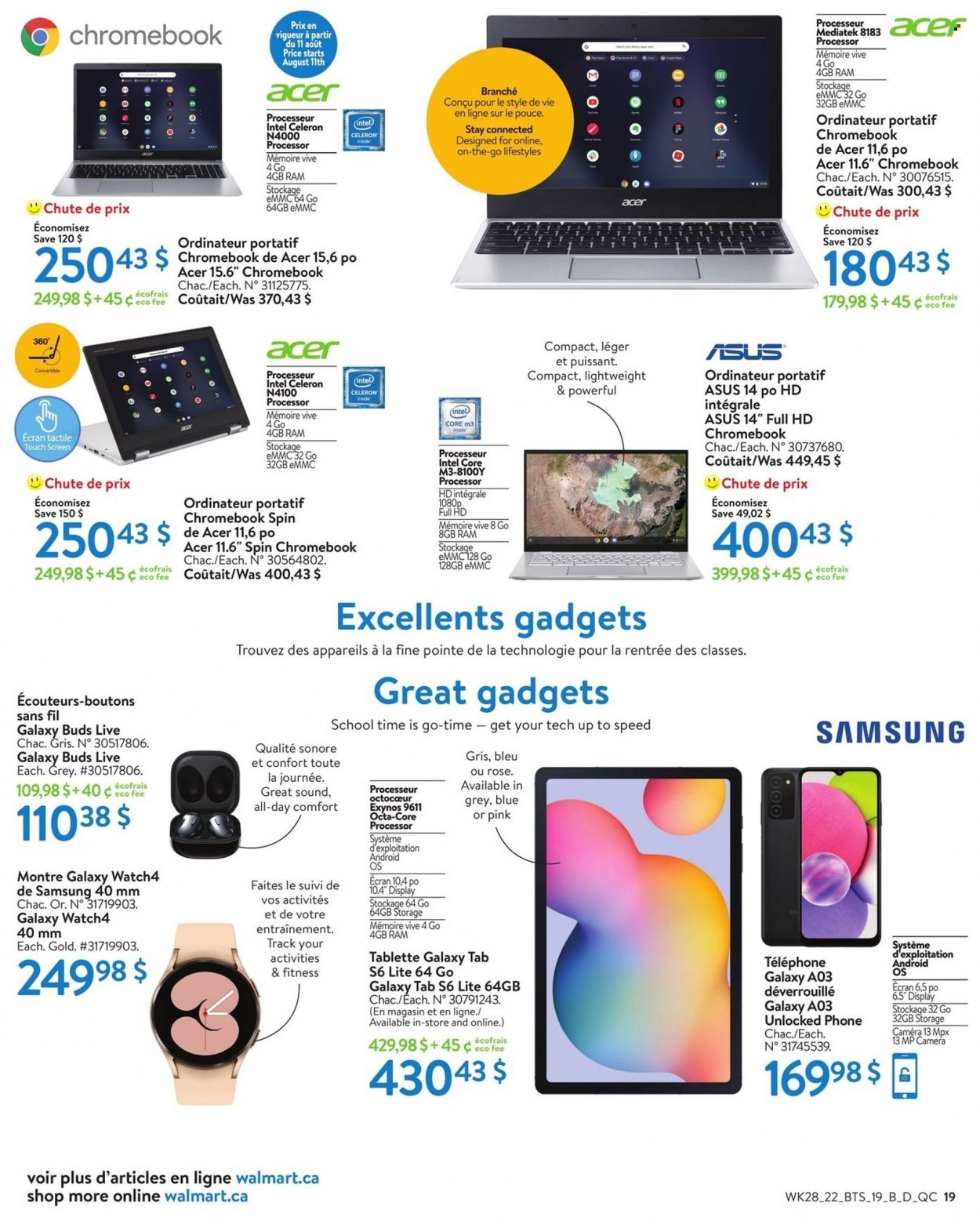 Walmart flyer - August 04, 2022 - September 07, 2022. Page 19