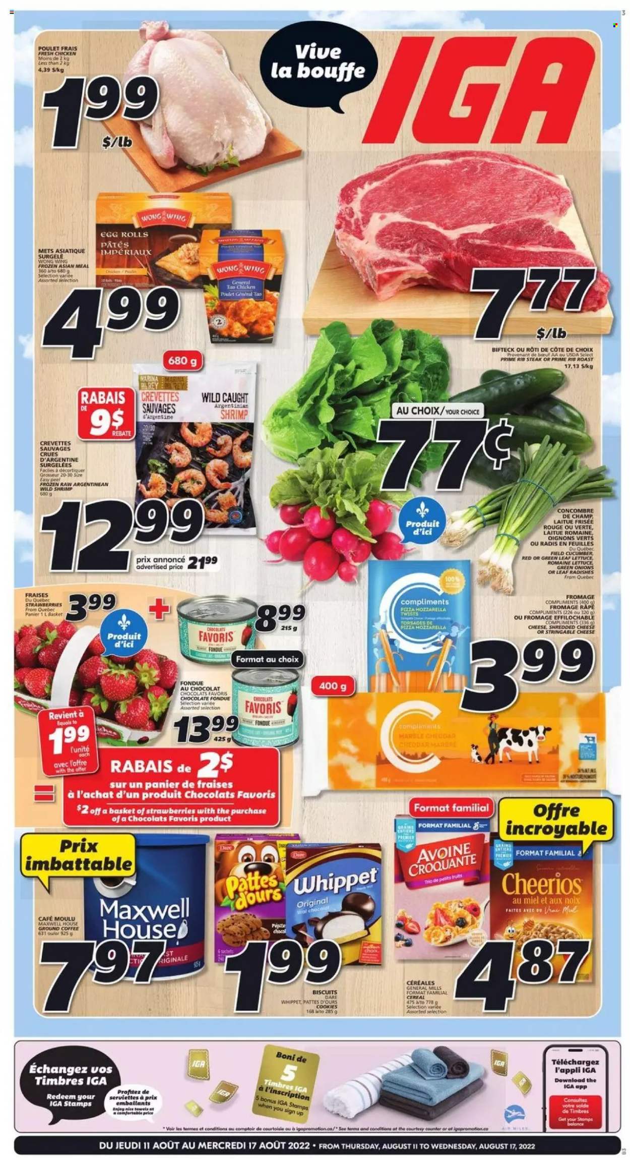 IGA flyer - August 11, 2022 - August 17, 2022. Page 1