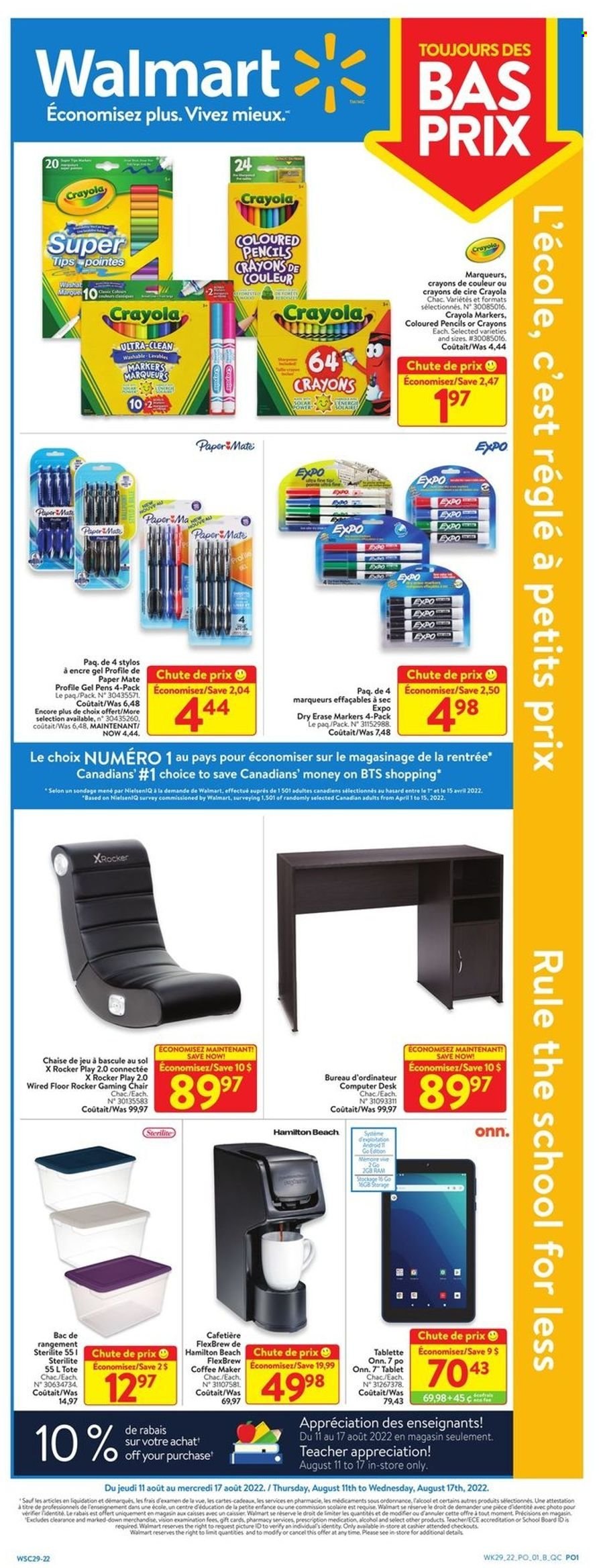 Walmart flyer - August 11, 2022 - August 17, 2022. Page 1