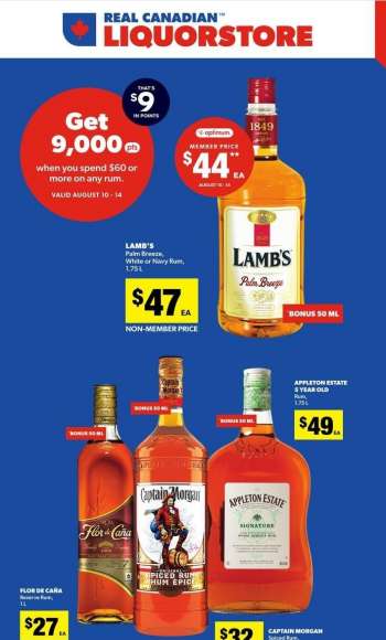 Real Canadian Liquorstore Flyer - August 10, 2022 - August 14, 2022.