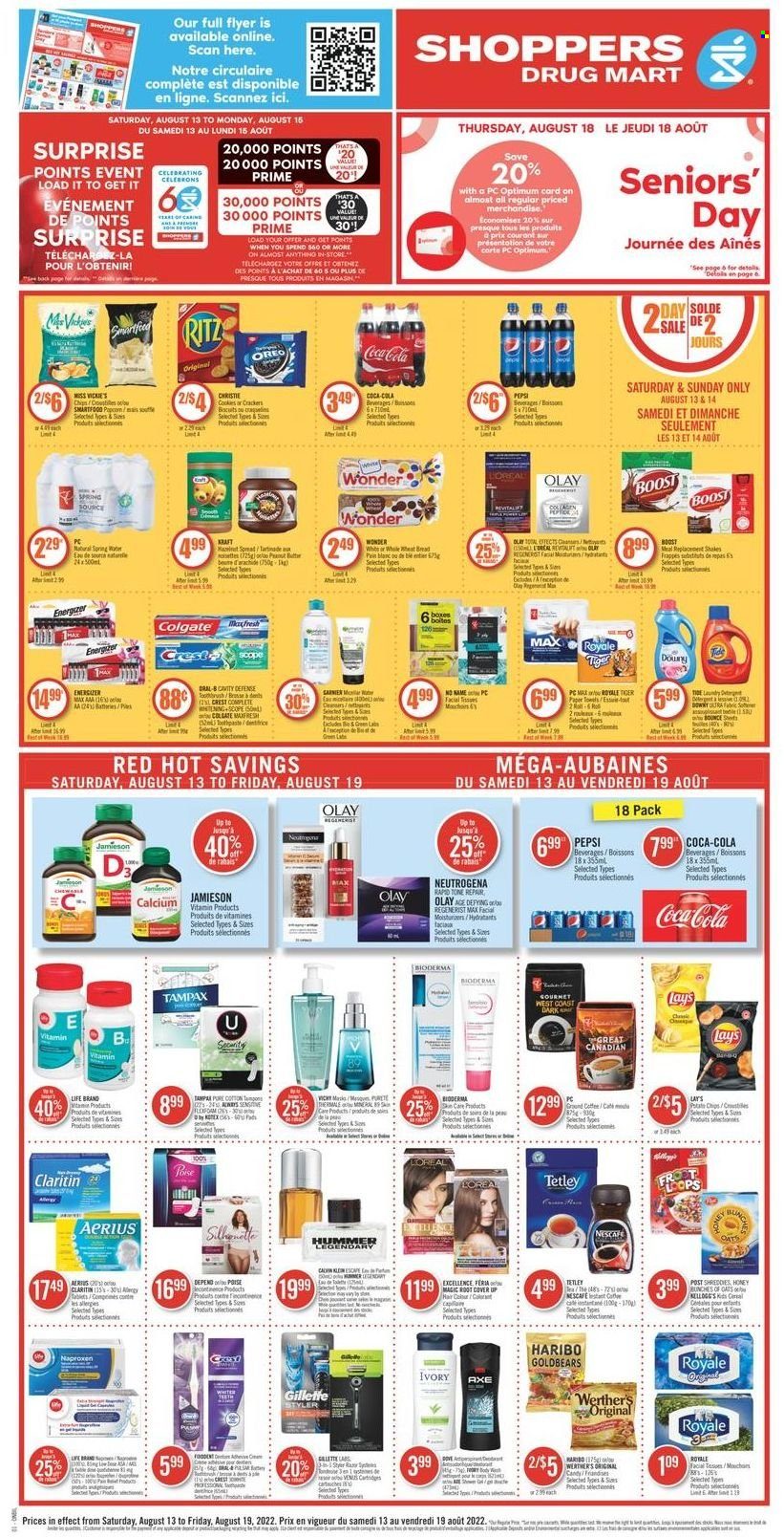 Shoppers Drug Mart flyer - August 13, 2022 - August 19, 2022. Page 1