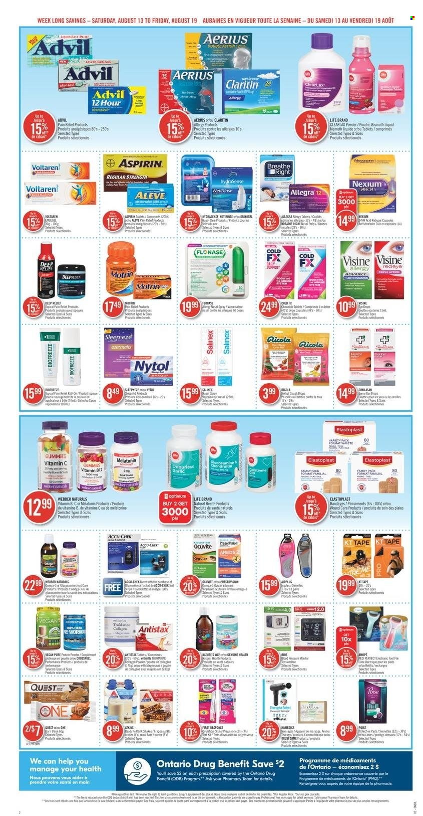 Shoppers Drug Mart flyer - August 13, 2022 - August 19, 2022. Page 2
