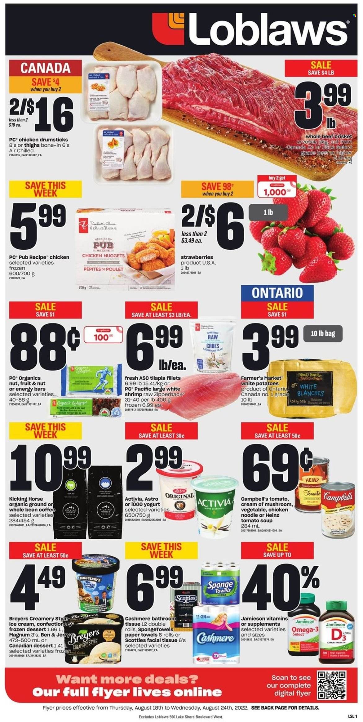 Loblaws flyer - August 18, 2022 - August 24, 2022. Page 1