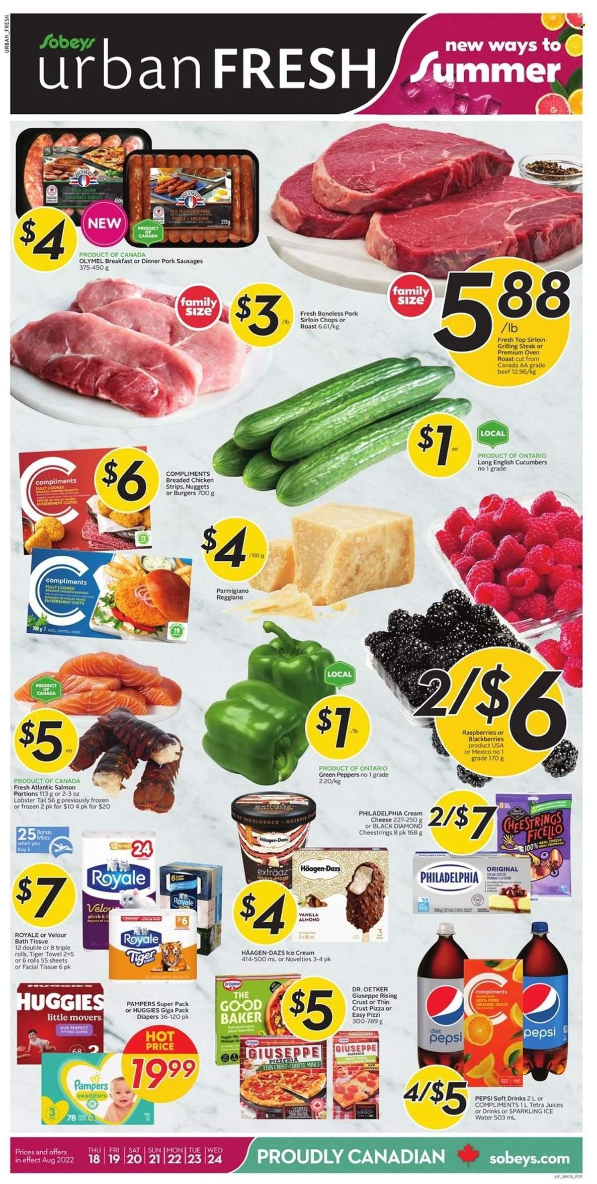 Sobeys Urban Fresh flyer - August 18, 2022 - August 24, 2022. Page 1