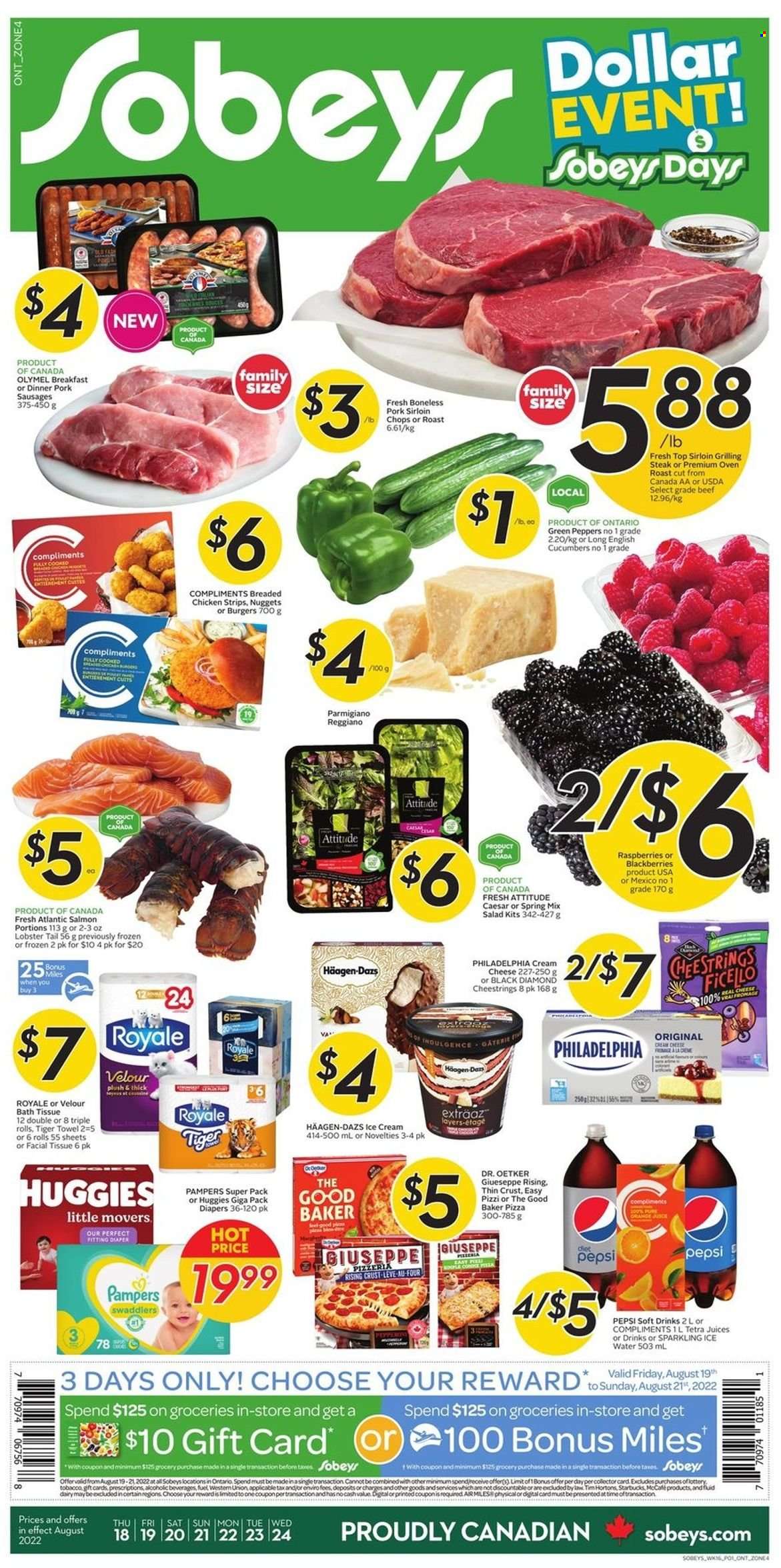 Sobeys flyer - August 18, 2022 - August 24, 2022. Page 1