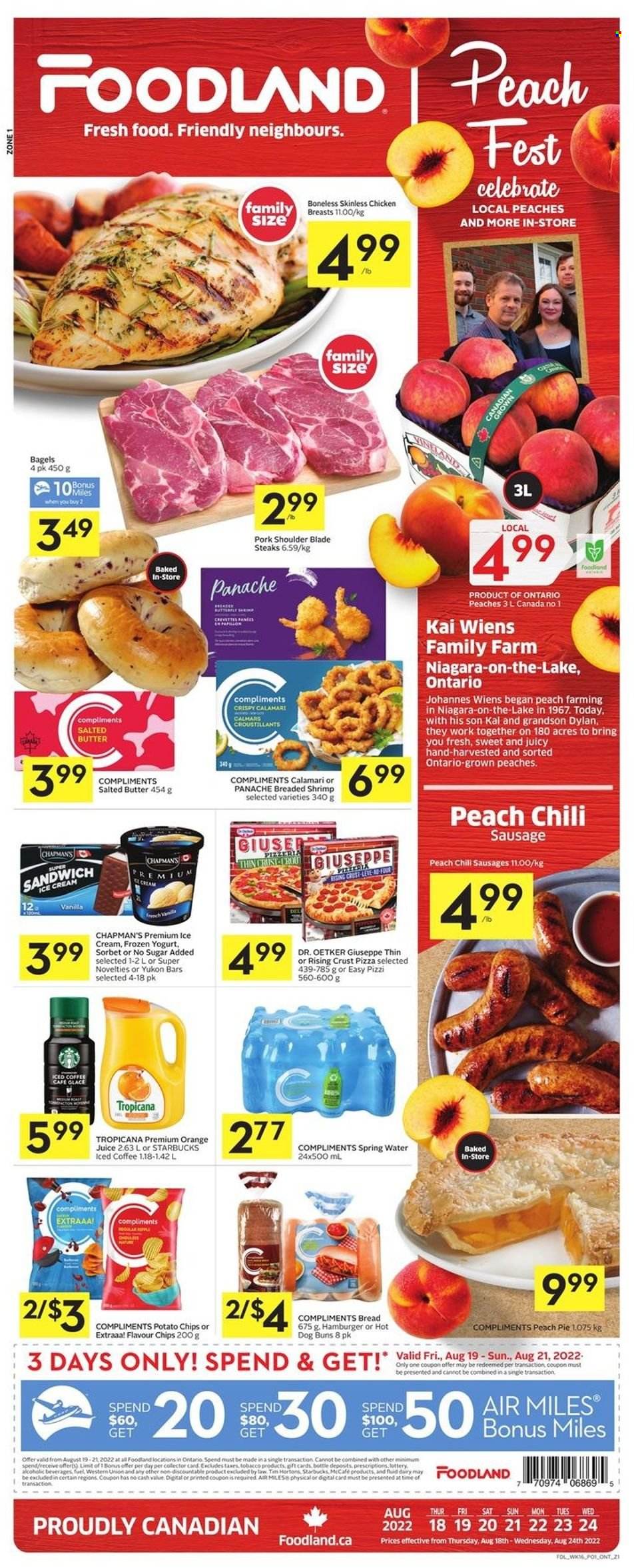 Foodland flyer - August 18, 2022 - August 24, 2022. Page 1