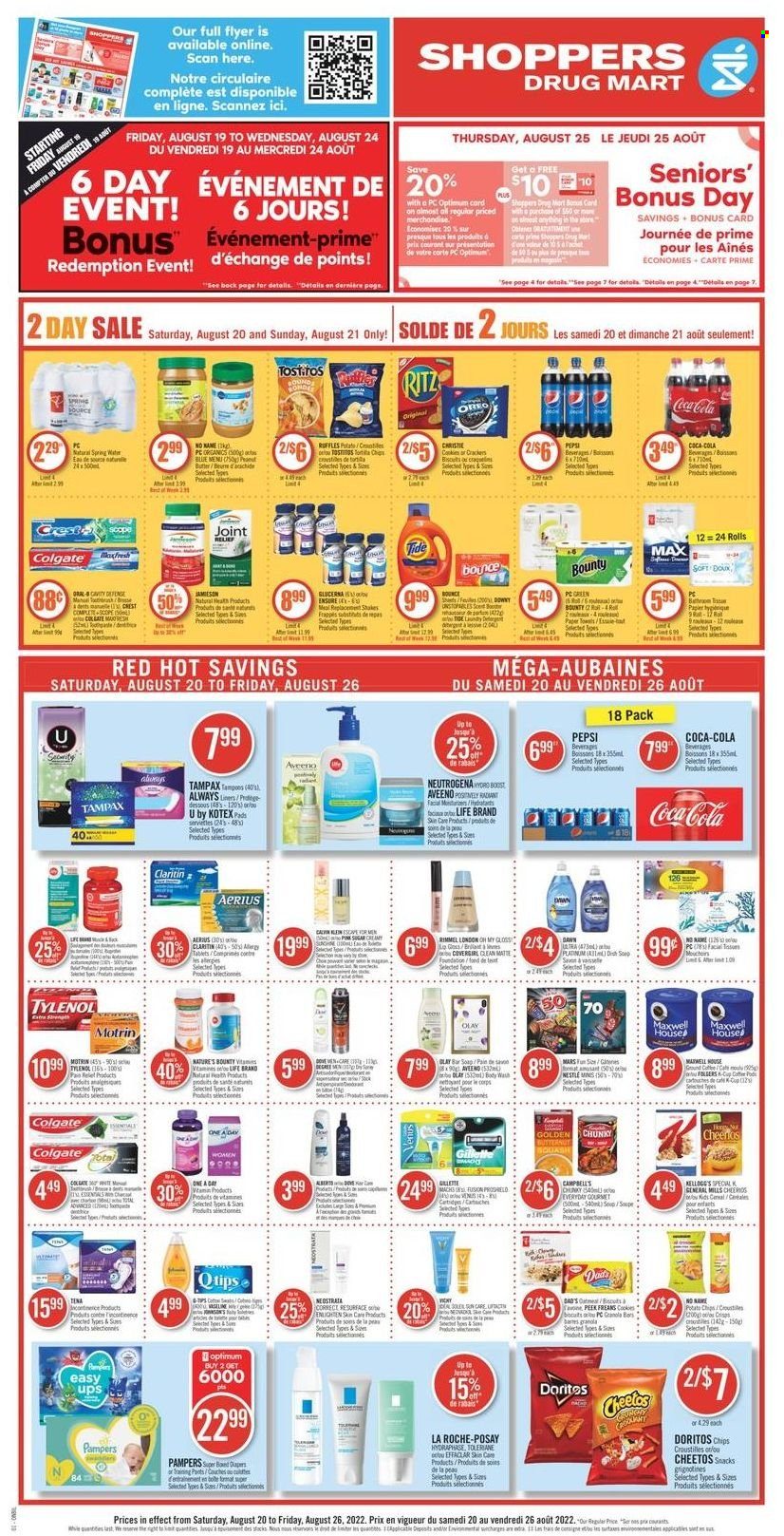 Shoppers Drug Mart flyer - August 20, 2022 - August 26, 2022. Page 1