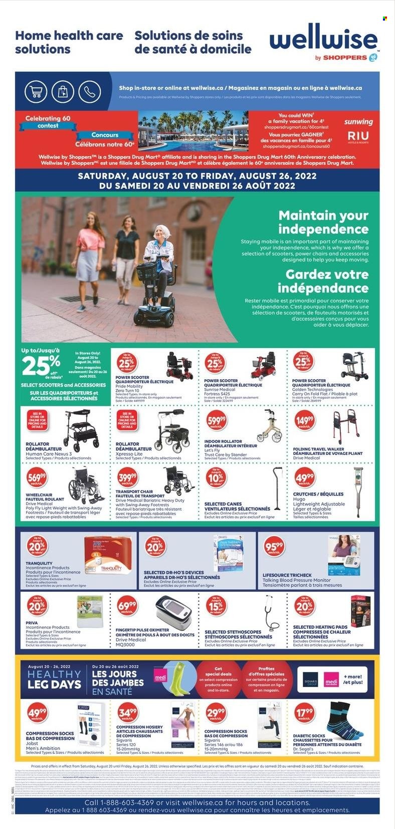 Shoppers Drug Mart flyer - August 20, 2022 - August 26, 2022. Page 14