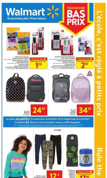 Walmart Flyer - August 25, 2022 - August 31, 2022.