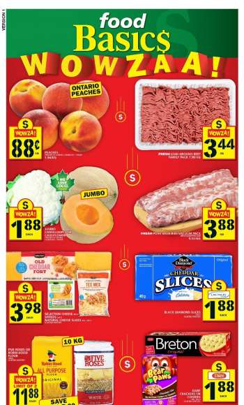 Circulaire Food Basics - 25 Août 2022 - 31 Août 2022.
