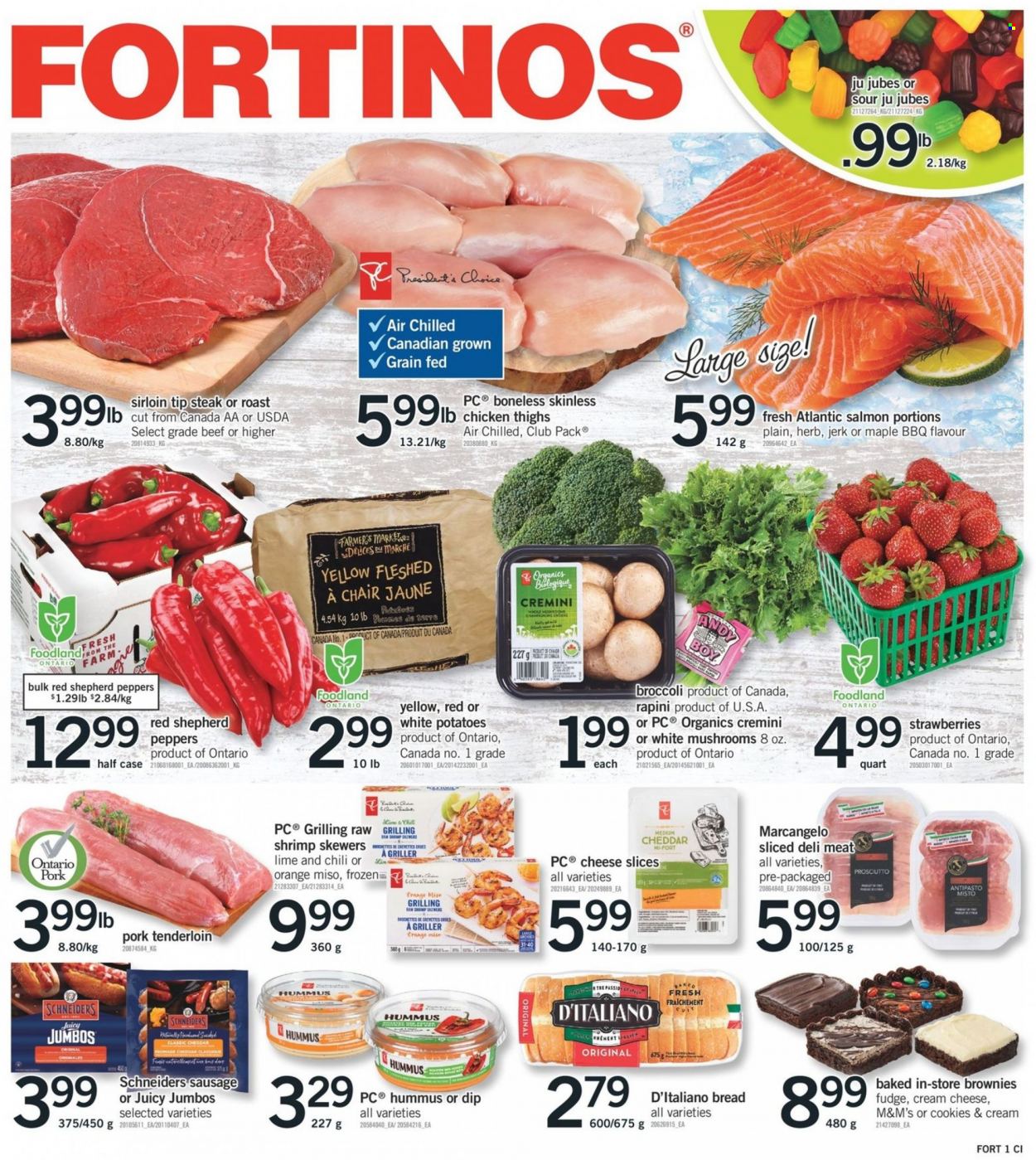 Fortinos flyer - August 25, 2022 - August 31, 2022. Page 1