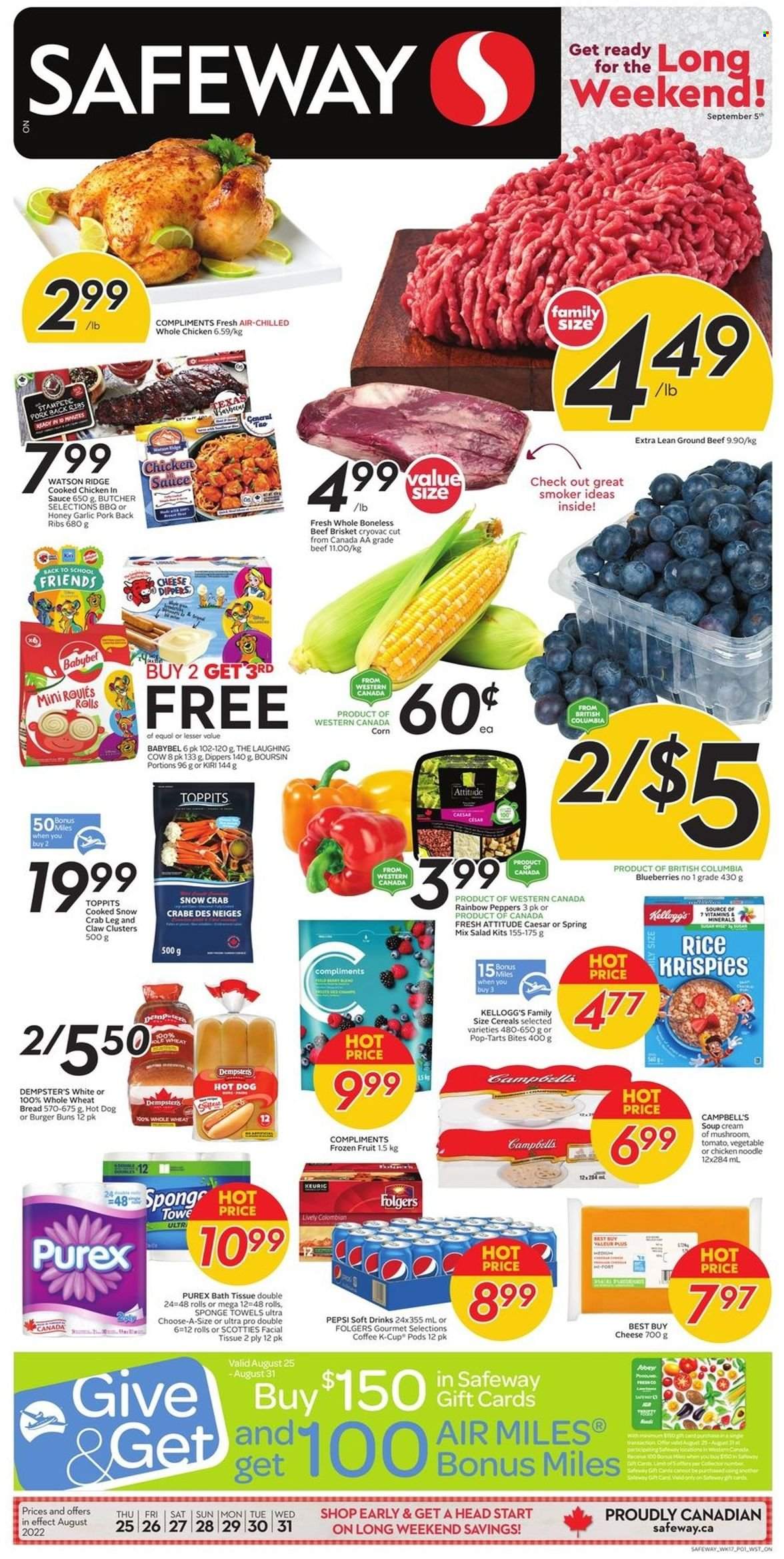 Circulaire Safeway - 25 Août 2022 - 31 Août 2022. Page 1