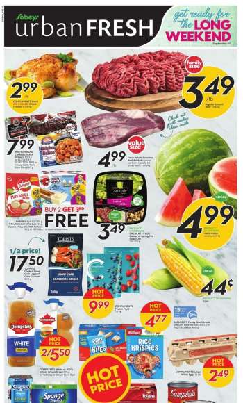 Circulaire Sobeys Urban Fresh - 25 Août 2022 - 31 Août 2022.