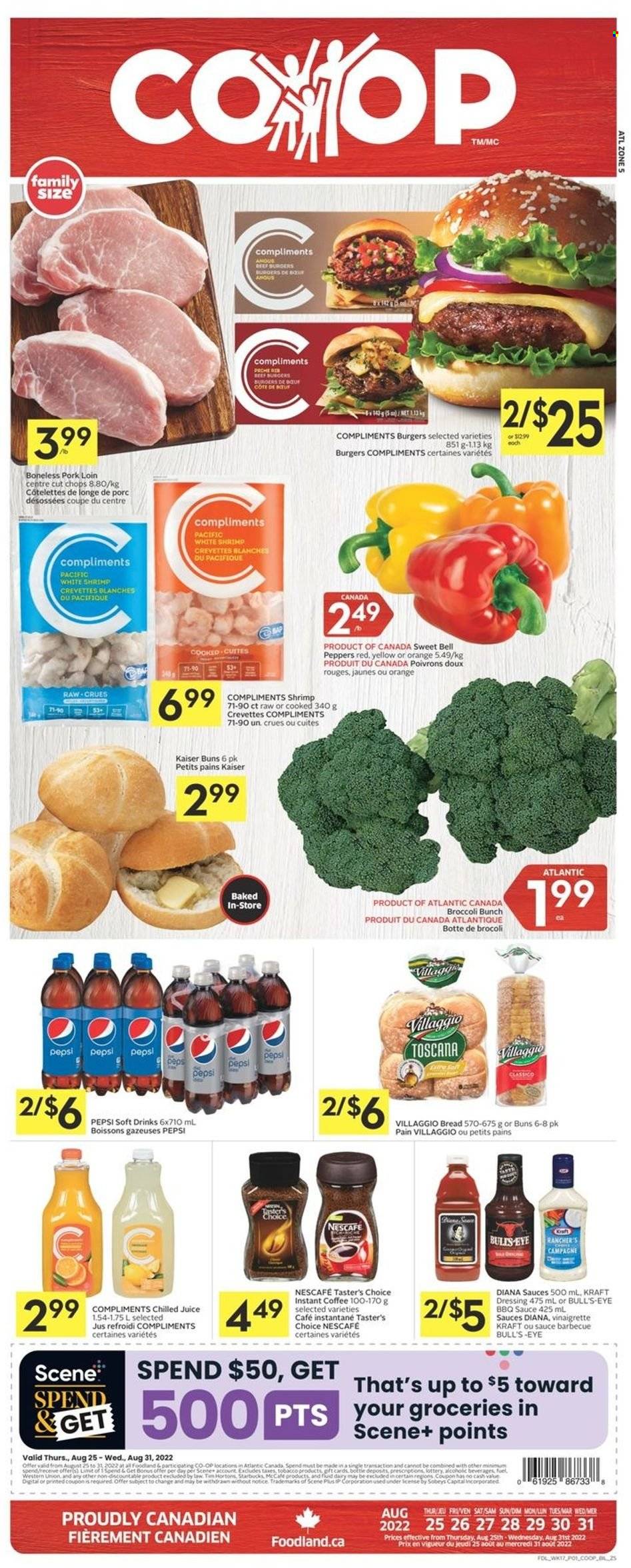 Co-op flyer - August 25, 2022 - August 31, 2022. Page 1